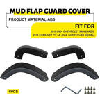 Mud Flaps for Chevrolet Silverado (2019–2024) EPY
