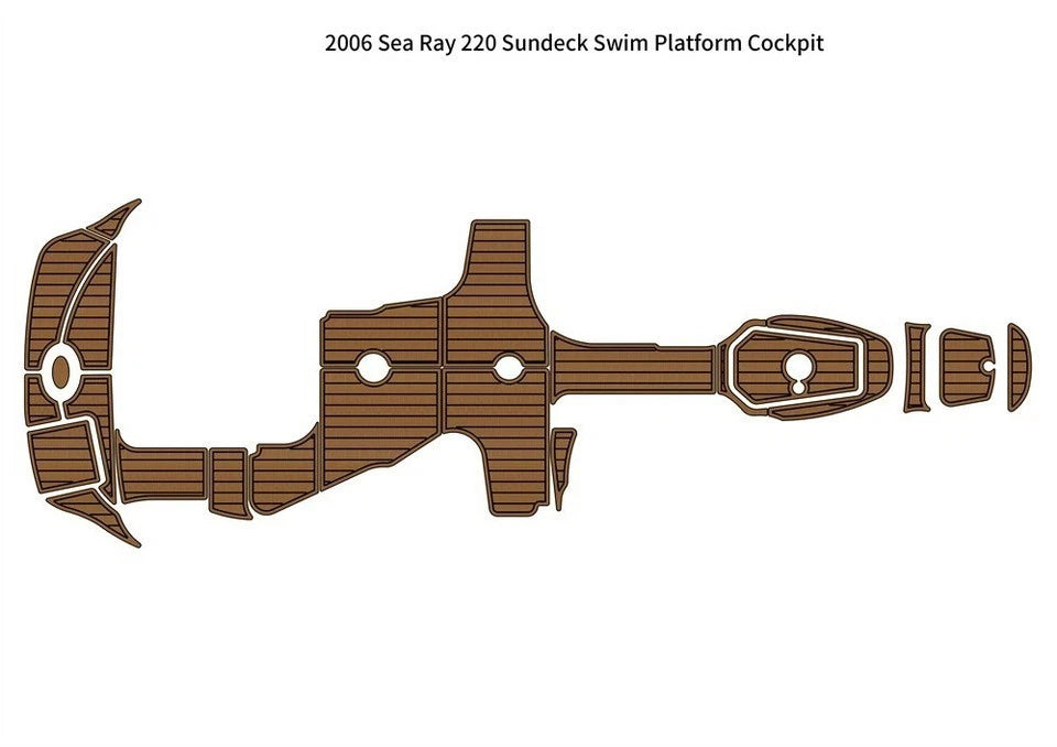 EVA Foam Cockpit Pad for Sea Ray 220 Sundeck (2006)
