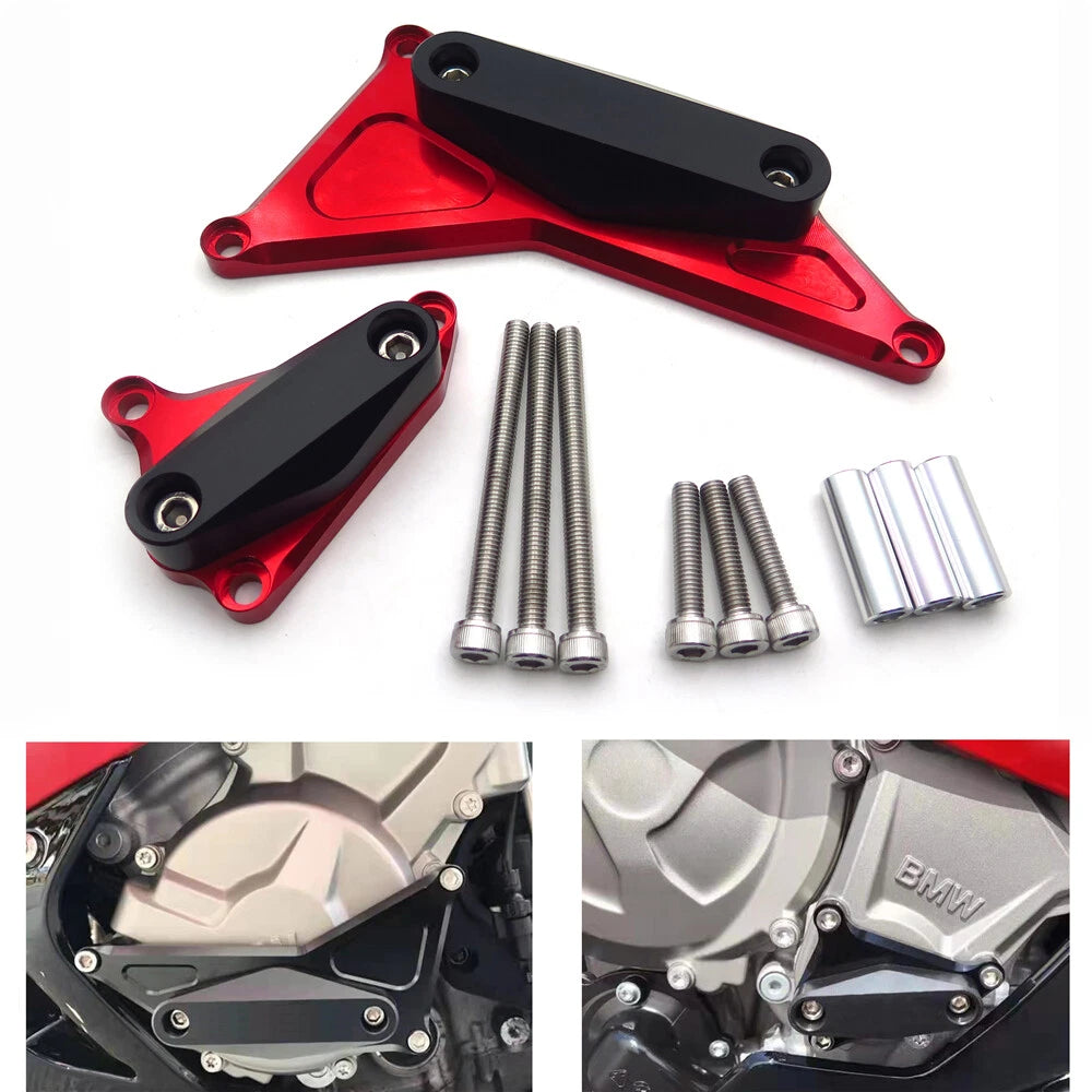 Stator Cover Engine Slider Protector for BMW S1000XR (2015–2017) Red