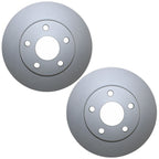 2 Front Coated 278mm Brake Rotors for Buick Chevy Pontiac