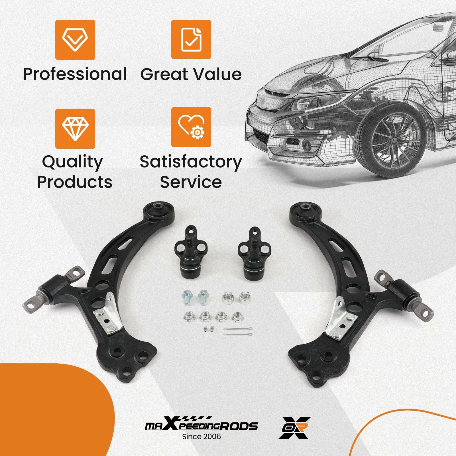 Control Arms for Toyota Camry / Lexus ES300 / RX300 / Avalon (1992–2001)