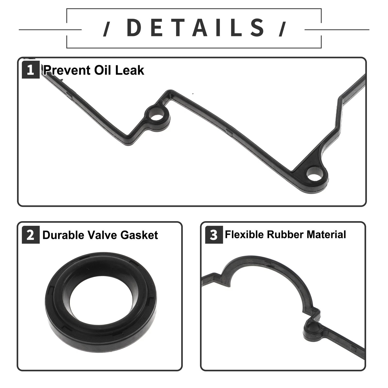 Valve Cover Gasket No.VS50583R/2244123800 for Hyundai Elantra Tiburon Tucson (2001–2010)