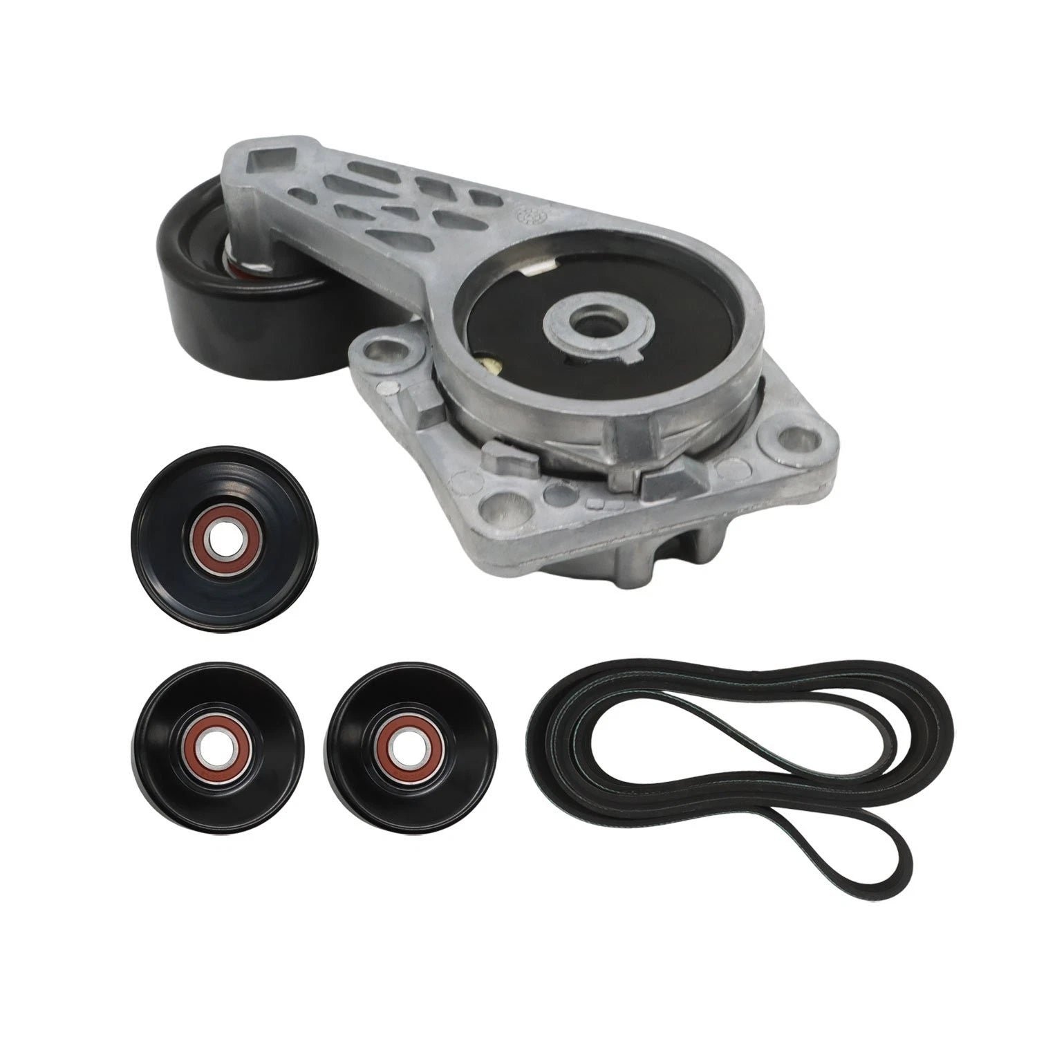 Serpentine Belt Tensioner Pulley Component Kit for Ford (2005–2014) 90K-38274A