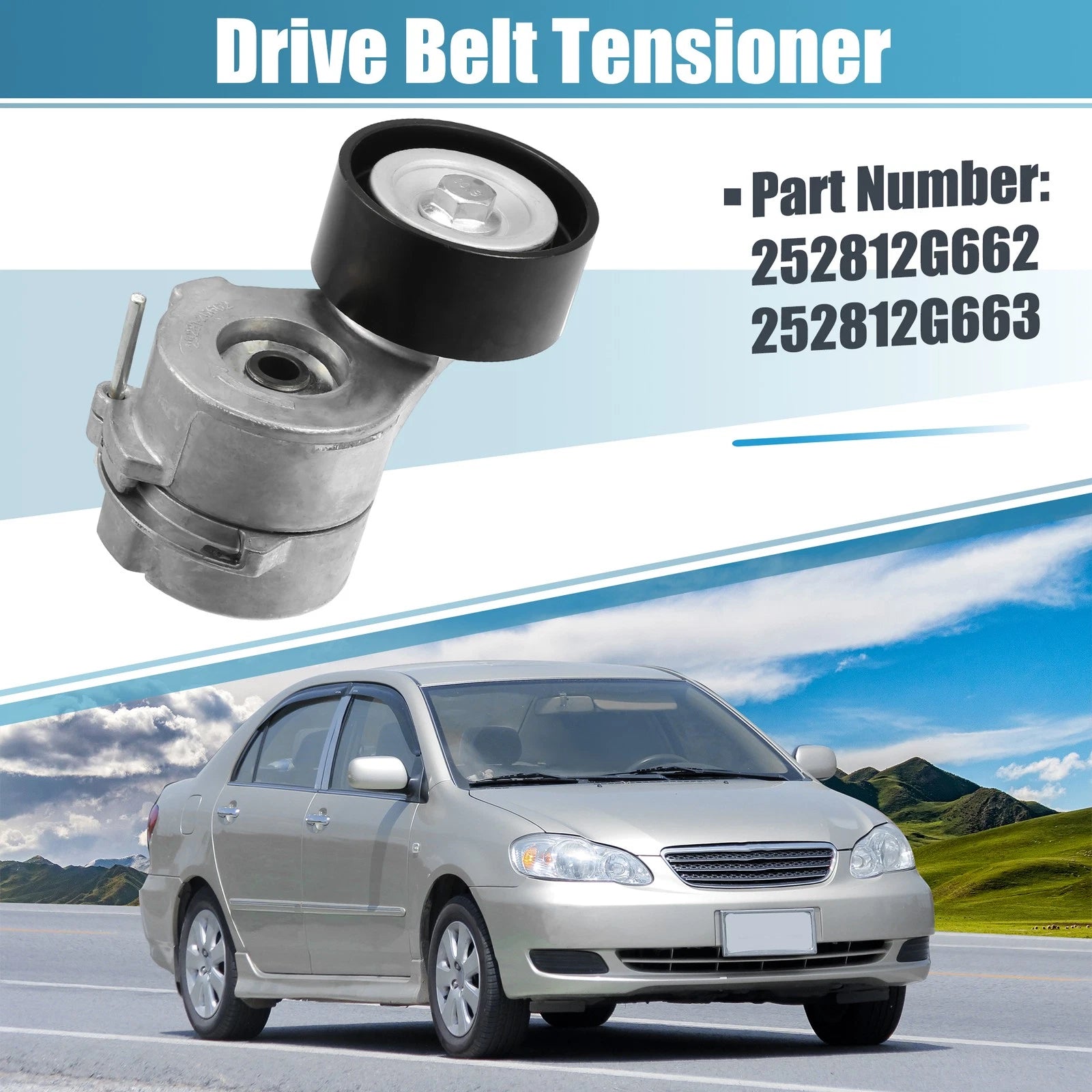 Belt Tensioner Pulley Assembly No. 252812G662/252812G663 for Kia Optima Hybrid (2011–2015)