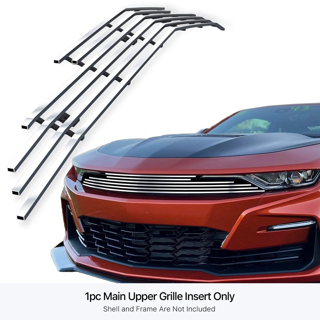 Stainless Chrome Billet Grille Insert for Chevy Camaro 1SS/2SS (2019-2024)