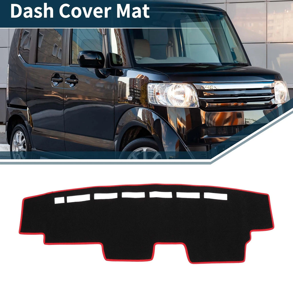 Dashboard Cover Mat for Honda N-VAN JJ1 JJ2 (2018–Present) Black Red