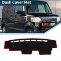 Dashboard Cover Mat for Honda N-VAN JJ1 JJ2 (2018–Present) Black Red