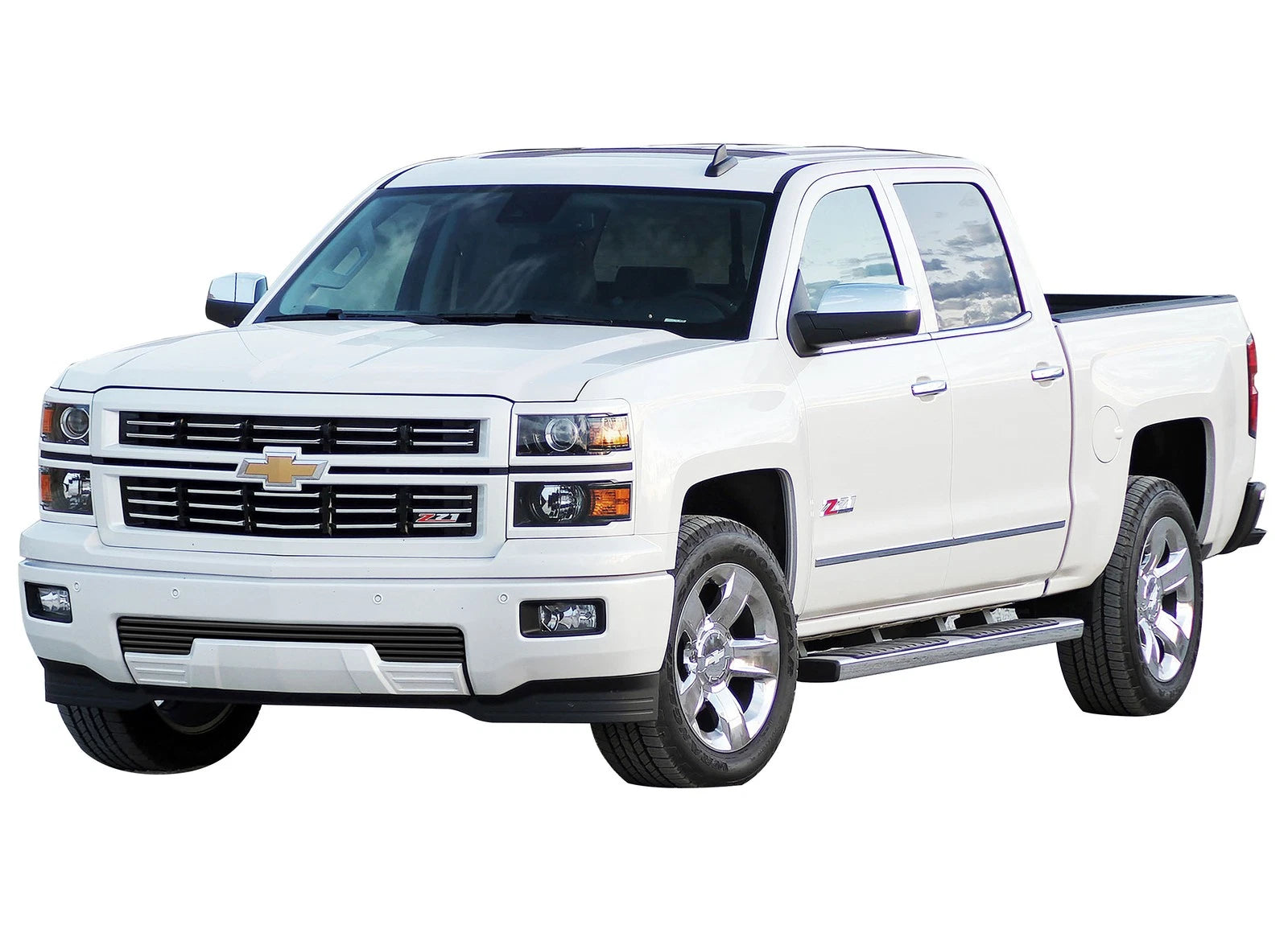 Stainless Black Tubular Grille for Chevy Silverado 1500 (2014-2015)