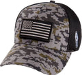 Digi Camo Flag Patch Trucker Cap for Kenworth Trucks (6 Panel)