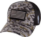 Digi Camo Flag Patch Trucker Cap for Kenworth Trucks (6 Panel)