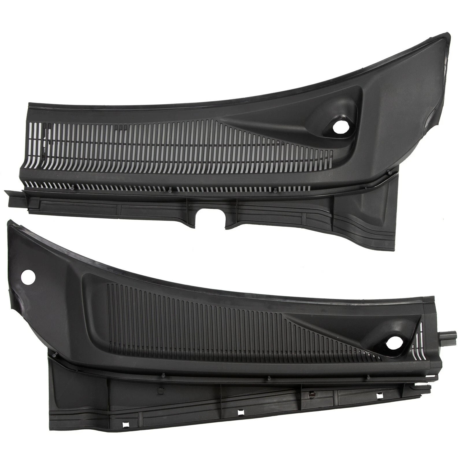 Windshield Wiper Cowl Panel Grille Set for Ford Super Duty F250 F350 (2011–2016)