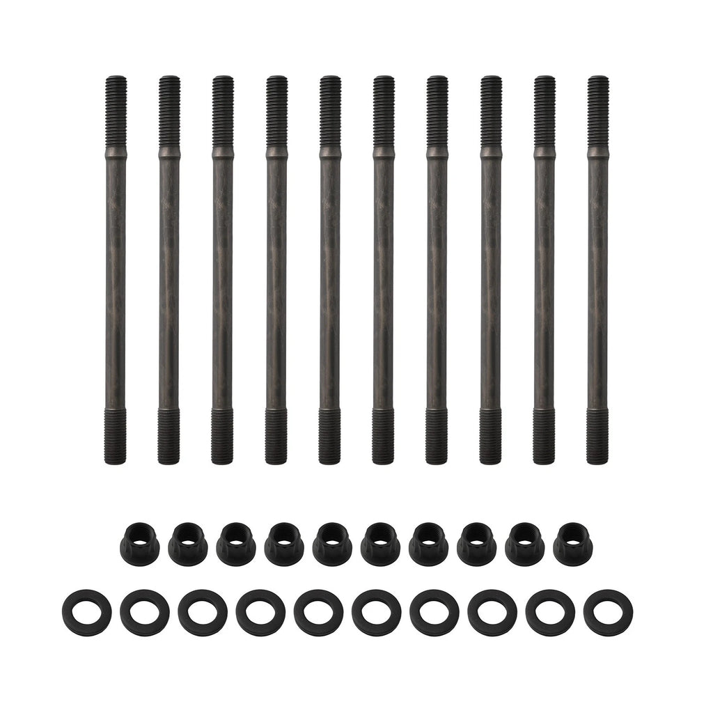 Black Steel Cylinder Head Studs for Honda Civic 1.6L VTEC B16A2 B16A3 (1994–2000)