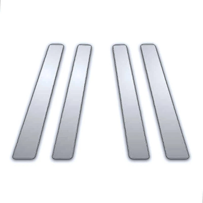 Chrome Pillar Post Covers 4 Piece for Mazda Protege (2000–2003)