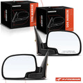 Pair Manual Folding Mirrors for Chevy Silverado GMC Sierra 
