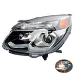 Halogen Chrome Headlight Assembly for Chevy Equinox (2016–2017)