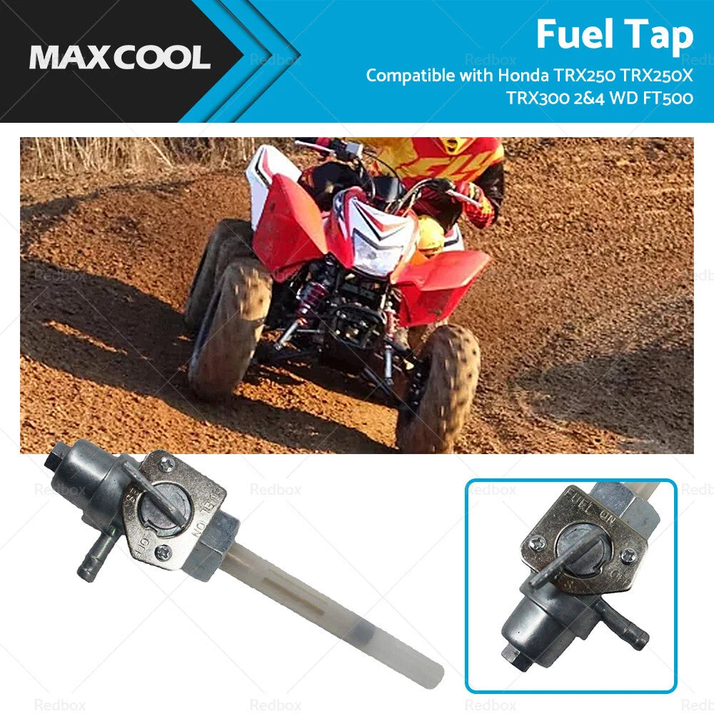 18mm Petcock Fuel Tap Switch for Honda TRX250 XL250R TRX250X TRX300 (1990–2006)