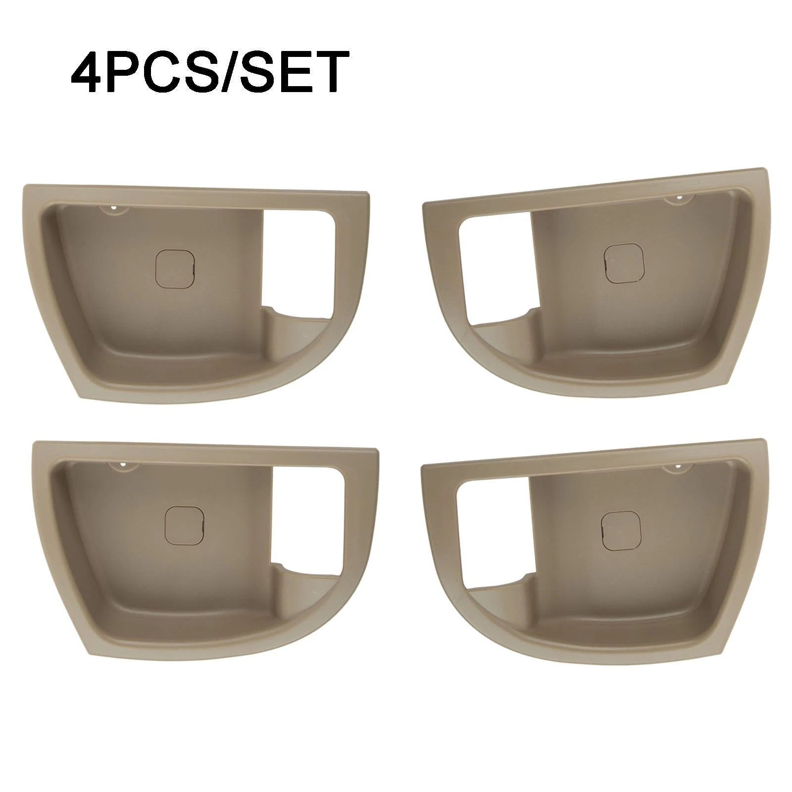 Set of 2 Inside Door Handles for Ford Edge (2007–2012) Beige Plastic 82611