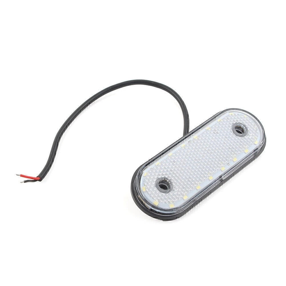 2X LED Oval Side Marker Indicator Light for Trailer Truck