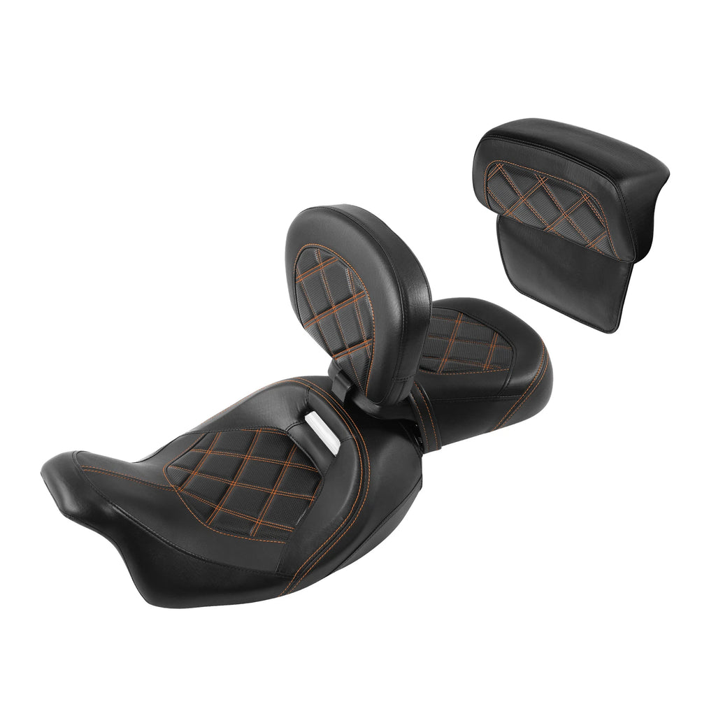 Backrest Pad Set for Harley CVO Street Glide (2014–2023)