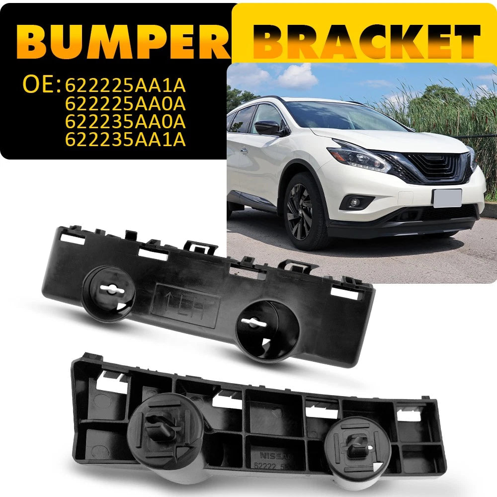 Set of 2 Fender and Bumper Brackets for Nissan Murano (2015–2019)