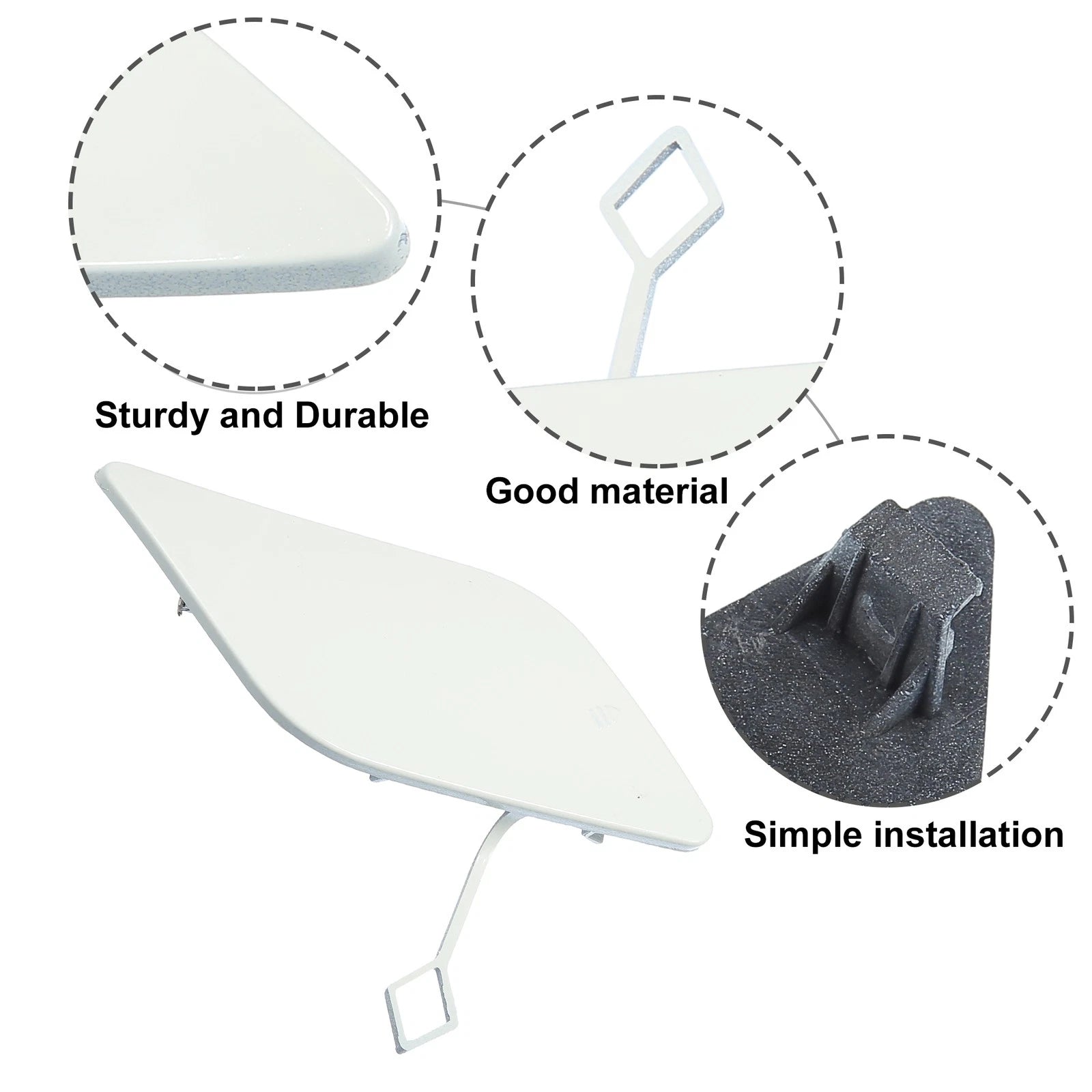 Front Right Tow Hook Cover for Mercedes Benz E-Class (2017–2023)