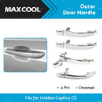Set of 4 Outer Door Handles Chrome for Holden Captiva