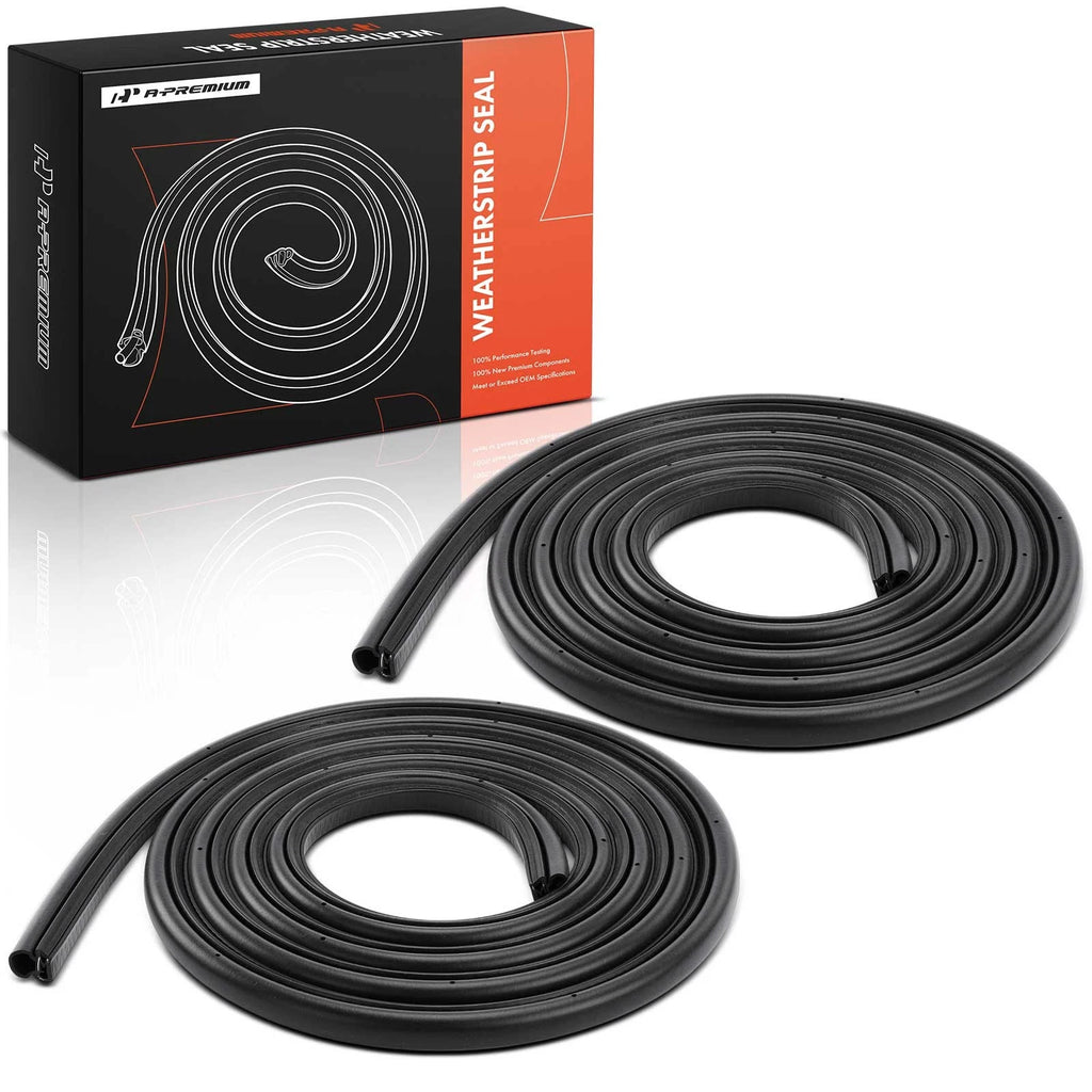 2X Rear Door Weatherstrip Seal for Cadillac Escalade (2002–2020)