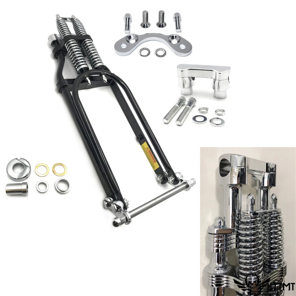26" Springer Front End with Handlebar Adapter for Harley Custom