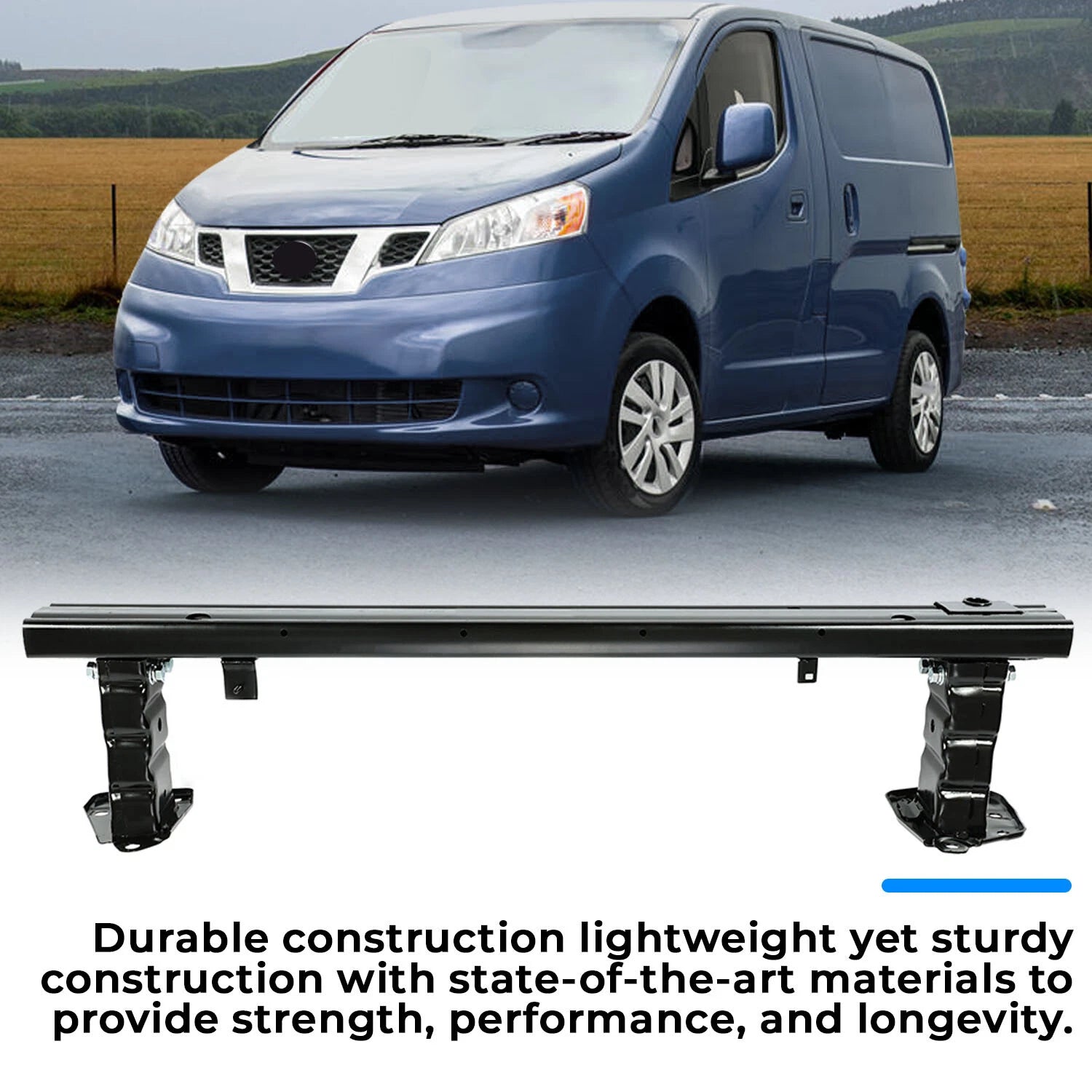 Front Bumper Reinforcement for Nissan NV200 (2013–2021) Steel #620303LM0D #NI1006248