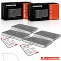 Set of 4 Activated Carbon Cabin Air Filters for Kia Sorento (2003–2009)