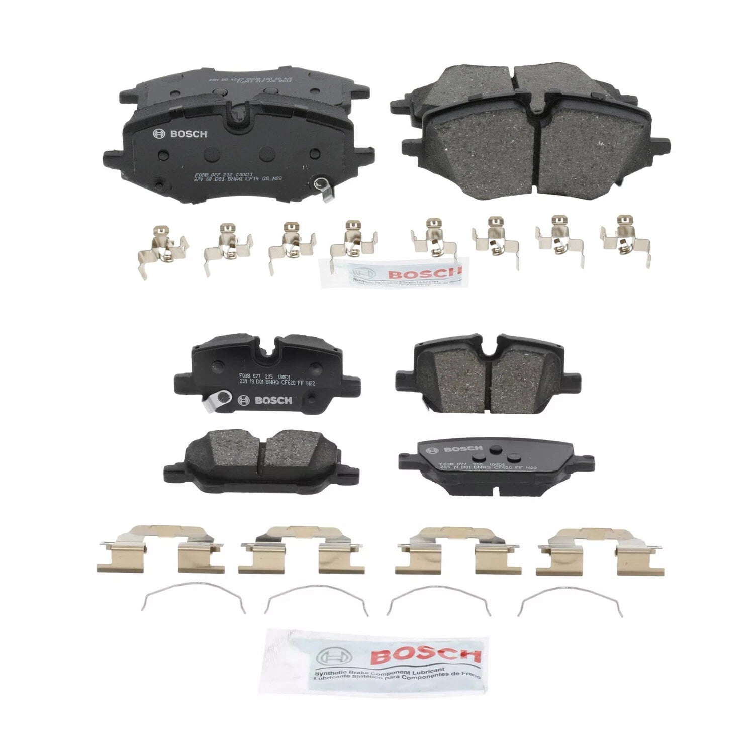Bosch Quietcast Ceramic Disc Brake Pad Kit for Encore GX Trailblazer (2020–2023)