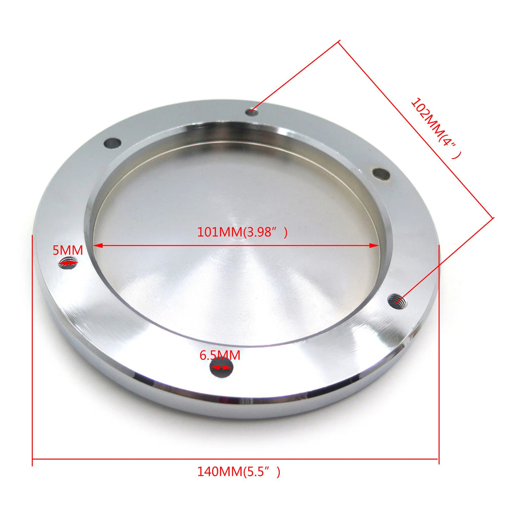 Billet Aluminum Derby Covers for Suzuki Boulevard M109R (2006–2013) Chrome