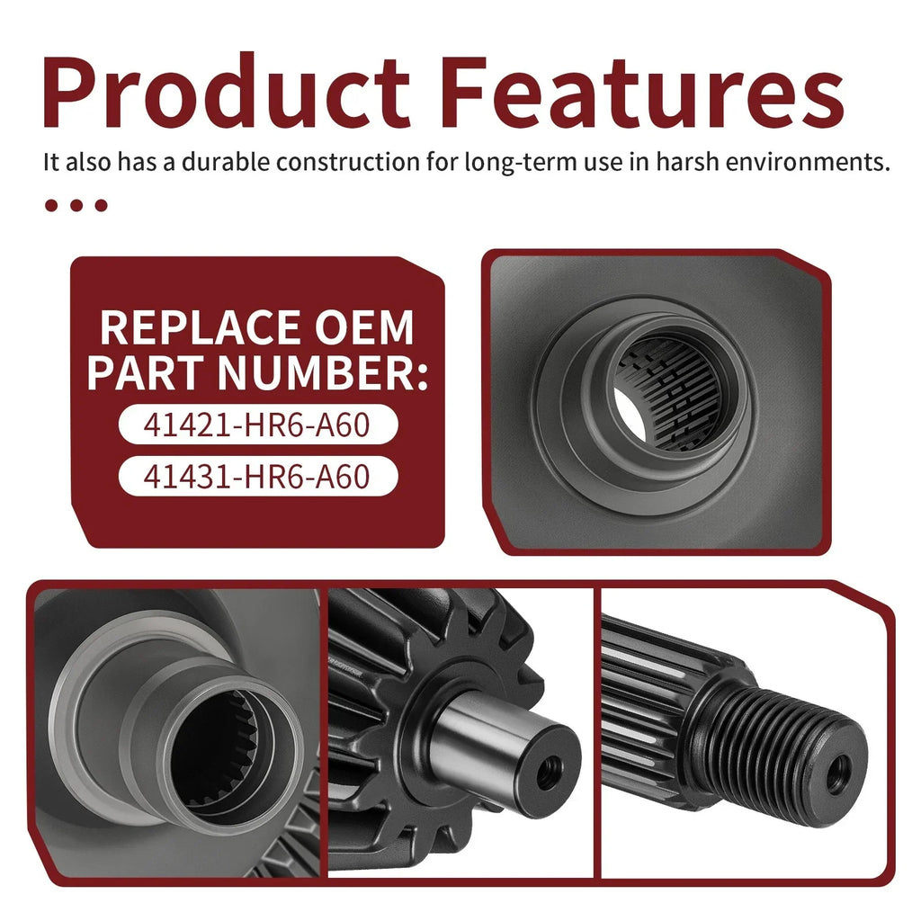 Rear Differential Gear Ring & Pinion for Honda Foreman Rubicon (2015–2019)