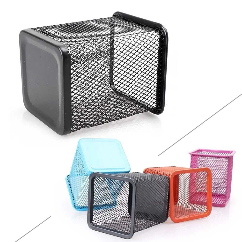 Set of 4 Mesh Organizer Containers for Office Desk