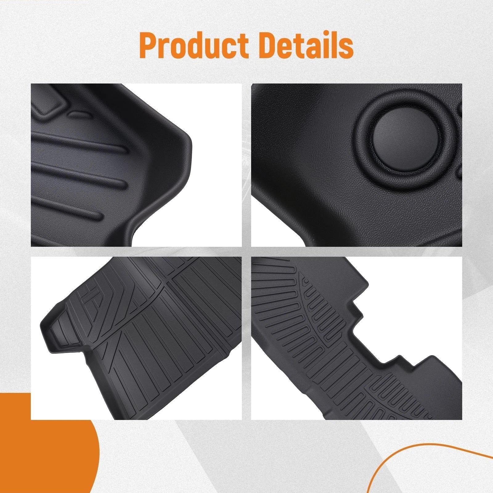 Floor Mats and Cargo Liner for Chevrolet Equinox (2018–2024) TPE Waterproof