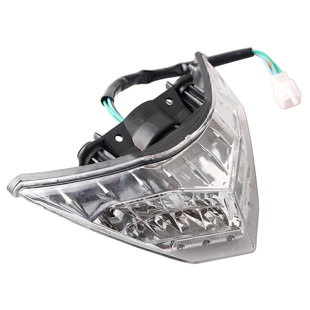 1pc Clear Lens LED Tail Lights Brake Lamp for Kawasaki Ninja 300R (2013)
