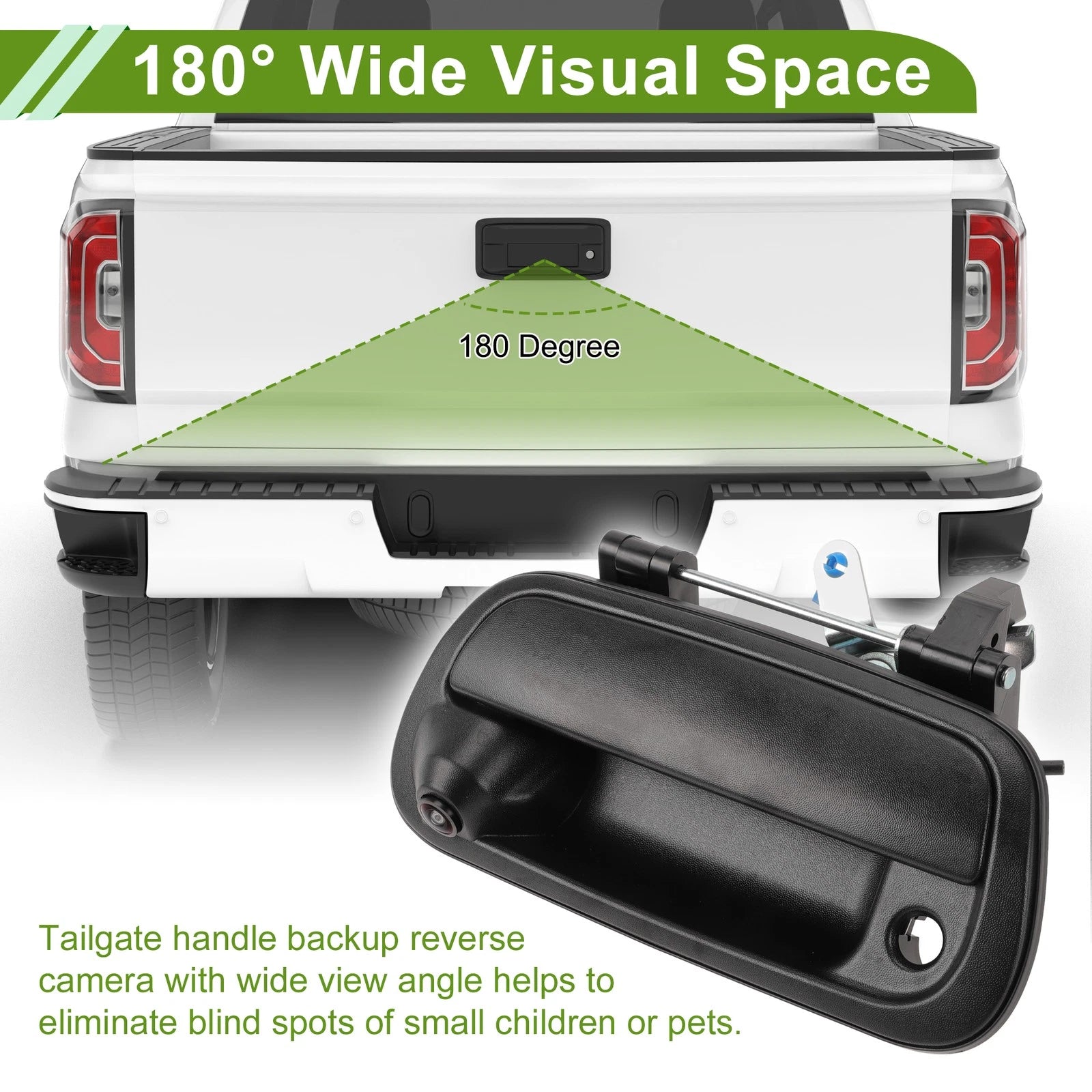 Tailgate Handle with Backup Camera for Toyota Tundra (2000–2006)