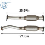 Set of 4 Manifold Catalytic Converters for Nissan Titan 5.6L (2004–2015)