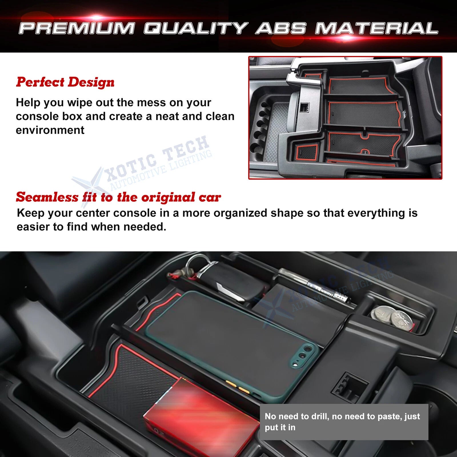 Extra Space Storage Organizer Holder for Dodge Ram 1500 (2019-2026)