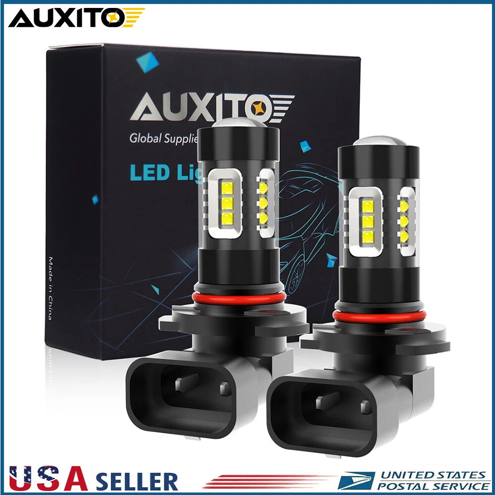 Set of 2 6500K White LED Fog Light Bulbs for Ford F150 F250 Super Duty