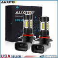 Set of 2 6500K White LED Fog Light Bulbs for Ford F150 F250 Super Duty