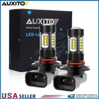 Set of 2 6500K White LED Fog Light Bulbs for Ford F150 F250 Super Duty