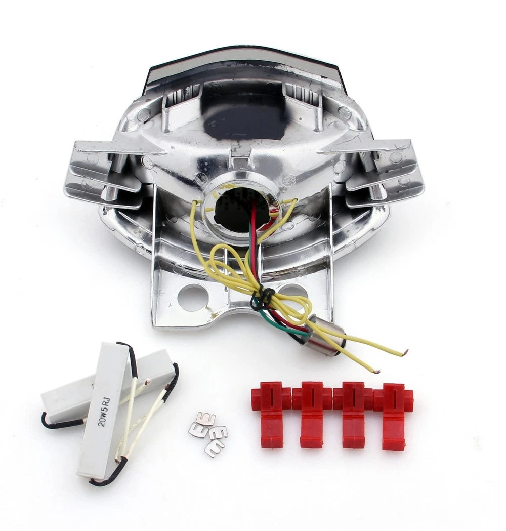 Integrated LED TailLight Turn Signals for Kawasaki Ninja 650R (2006–2008) Smoke