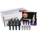 Set of 4 Ignition Coils & NGK Ruthenium HX Spark Plugs for Rondo (2007–2012)