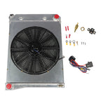 3 Row Radiator and Shroud Fan Kit for Chevy Nova/Camaro/El Camino (1969–1984)