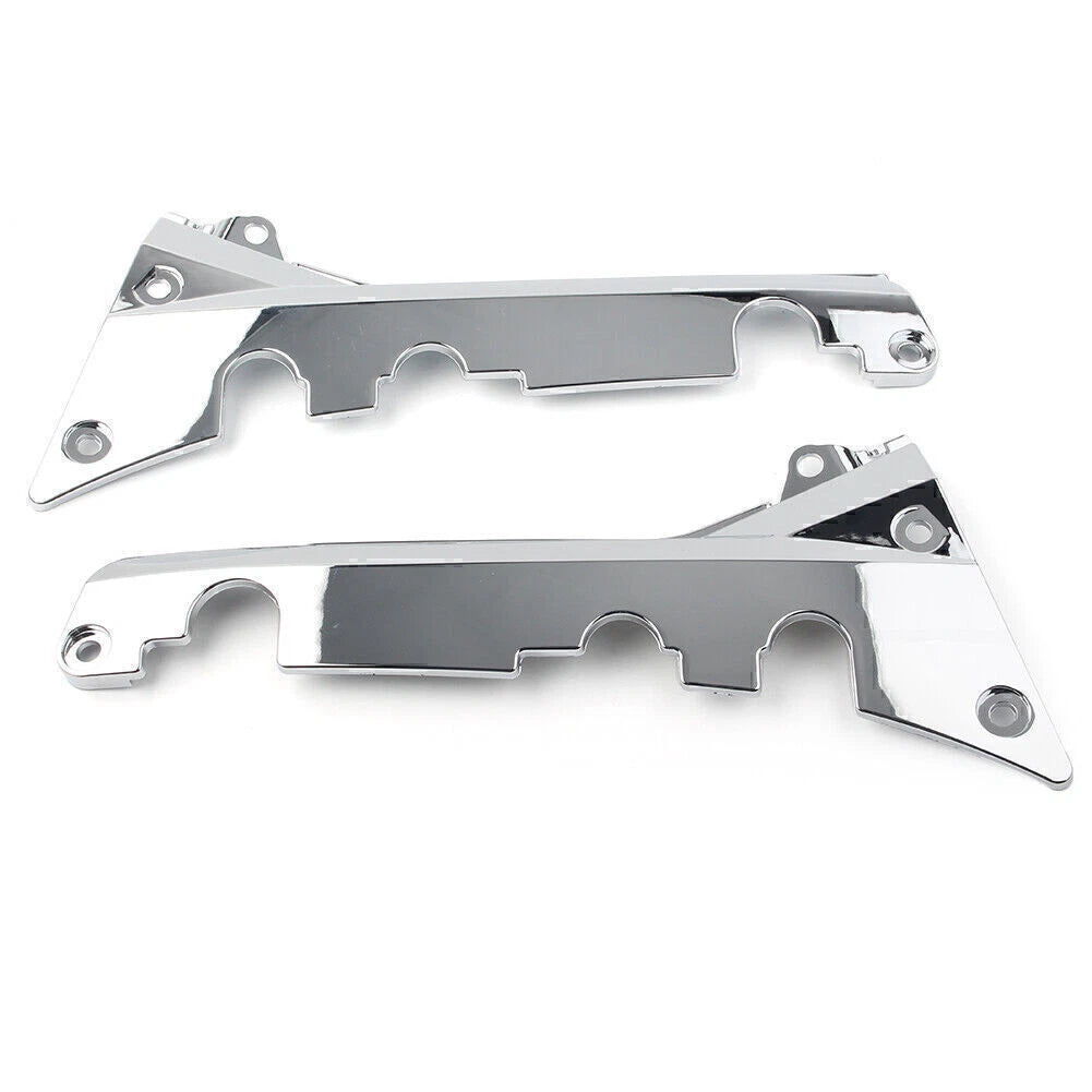 Set of 2 ABS Fairing Lower Rear Frame Covers for Honda GL1800 (2001–2011) Chrome