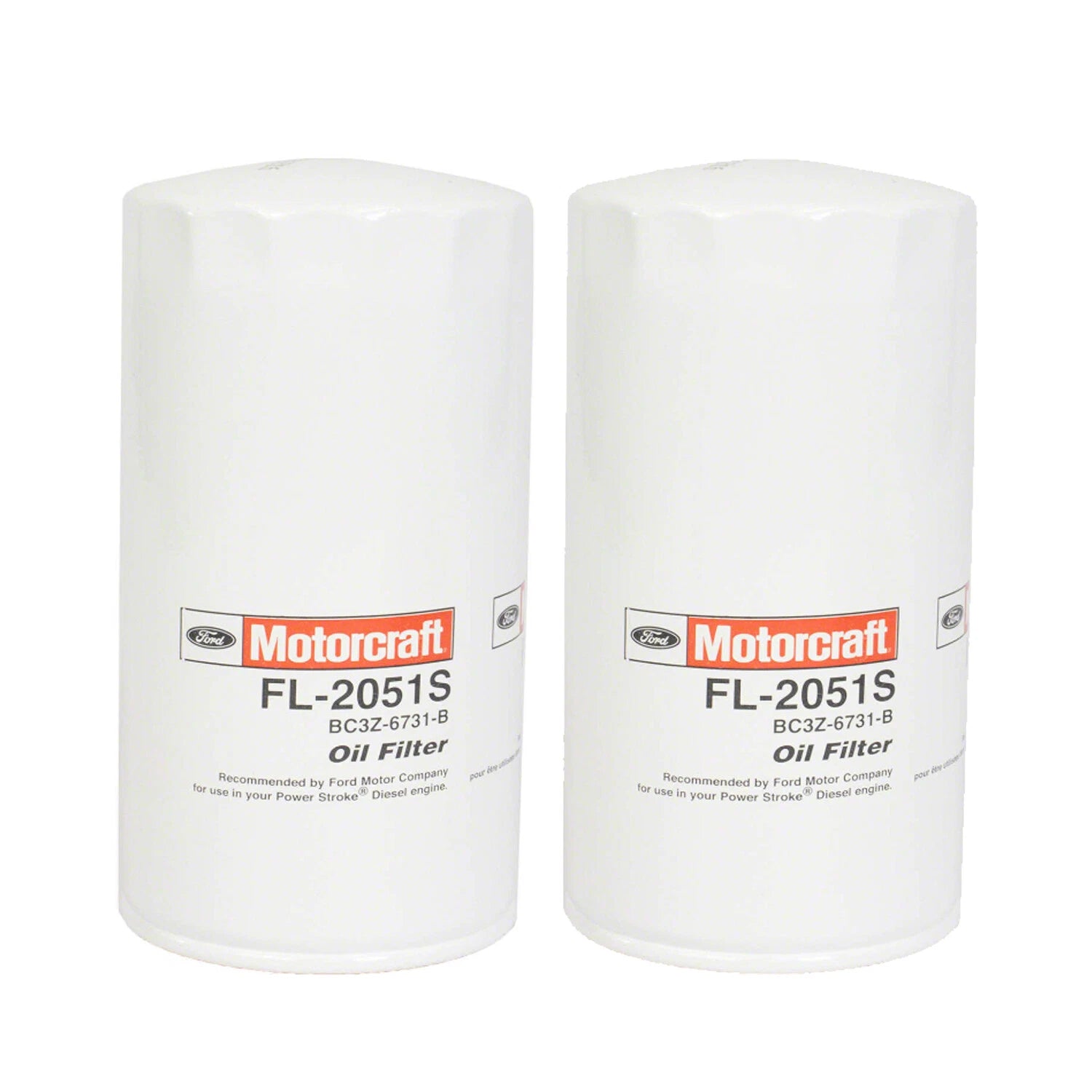 Set of 2 Engine Oil Filters for Ford F-250 F-350 Super Duty (OEM)