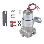 Electric Fuel Pump for Universal Vehicles (97 GPH, 7 PSI, Red Chrome)