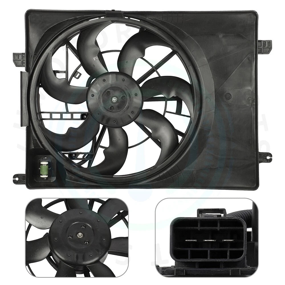Electric Radiator Cooling Fan Assembly for Hyundai Tucson (2016–2019)