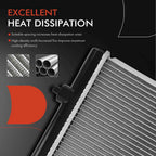 Radiator with Oil Cooler for Toyota Paseo Tercel (1995–1999)